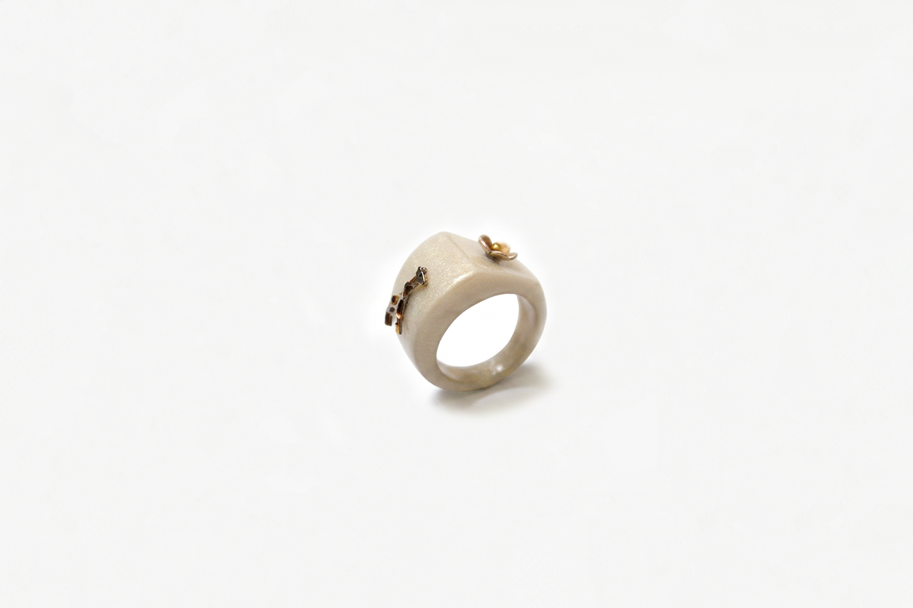 Anello giraffa e margherita