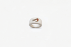 Anello uccellino bianco