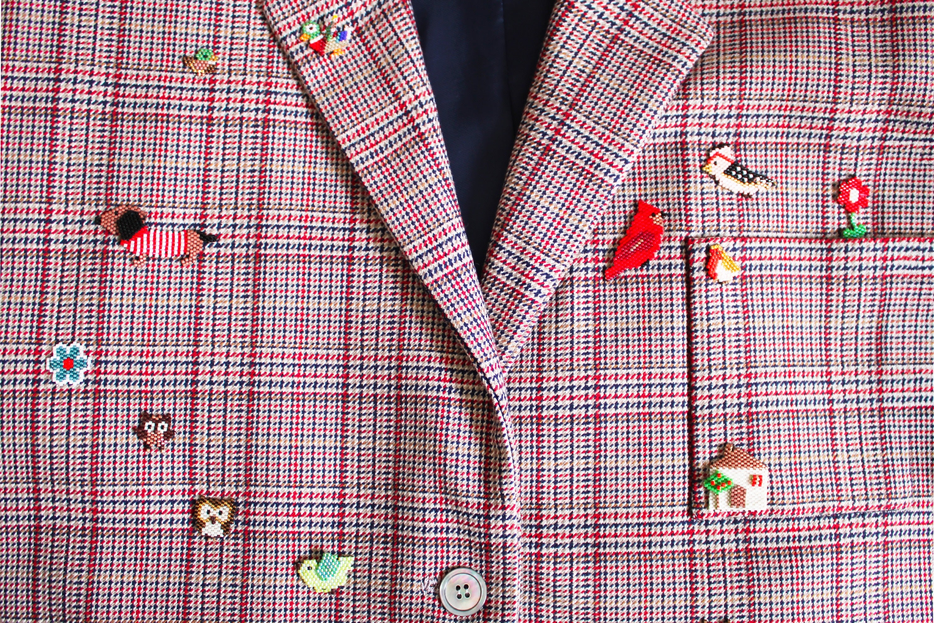 Blazer lana Principe di Galles