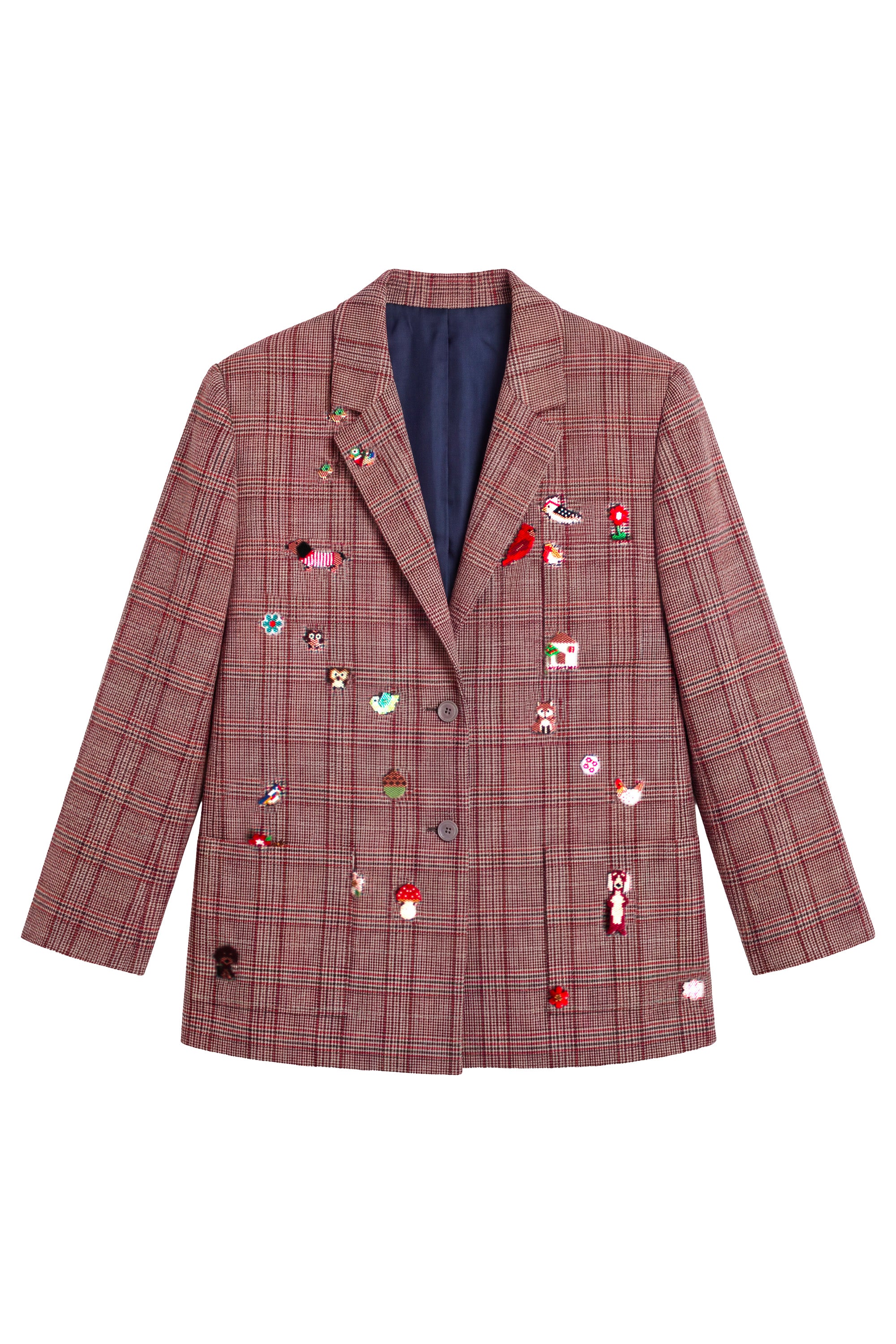 Blazer lana Principe di Galles