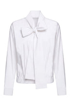 Camicia fiocco bianca