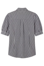 Camicia Vichy nera
