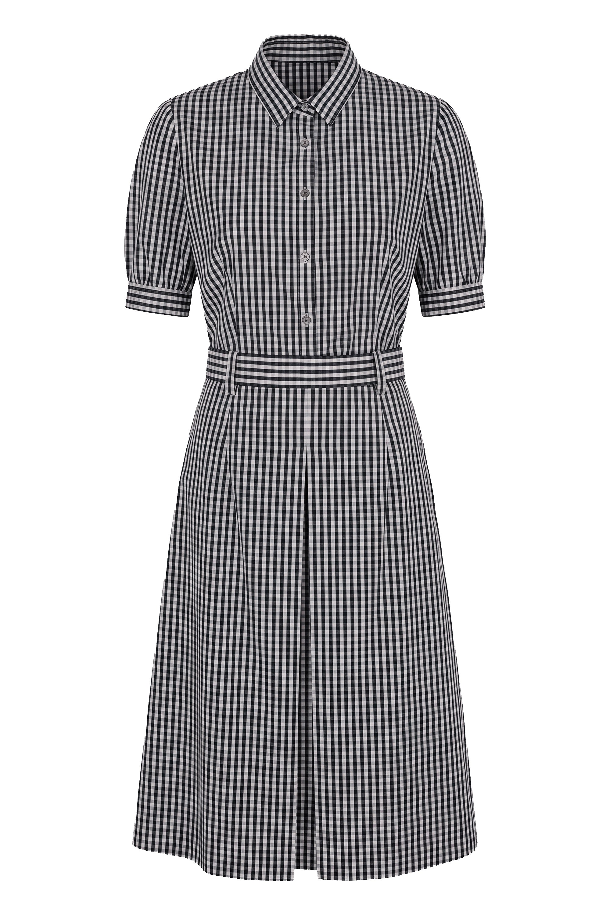Camicia Vichy nera