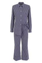 Camicia Vichy blu