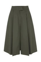 Gonna pantalone verde