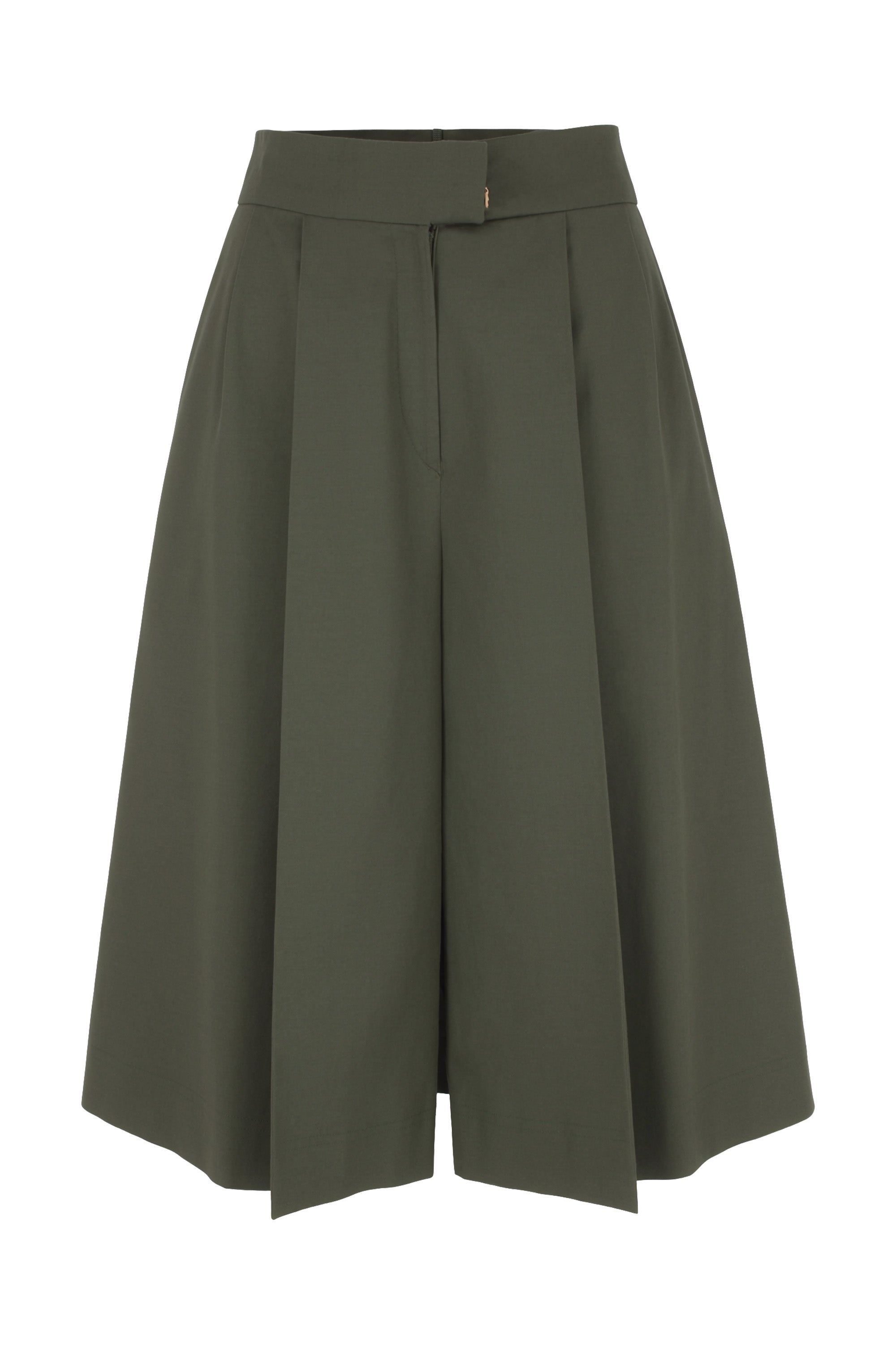 Gonna pantalone verde