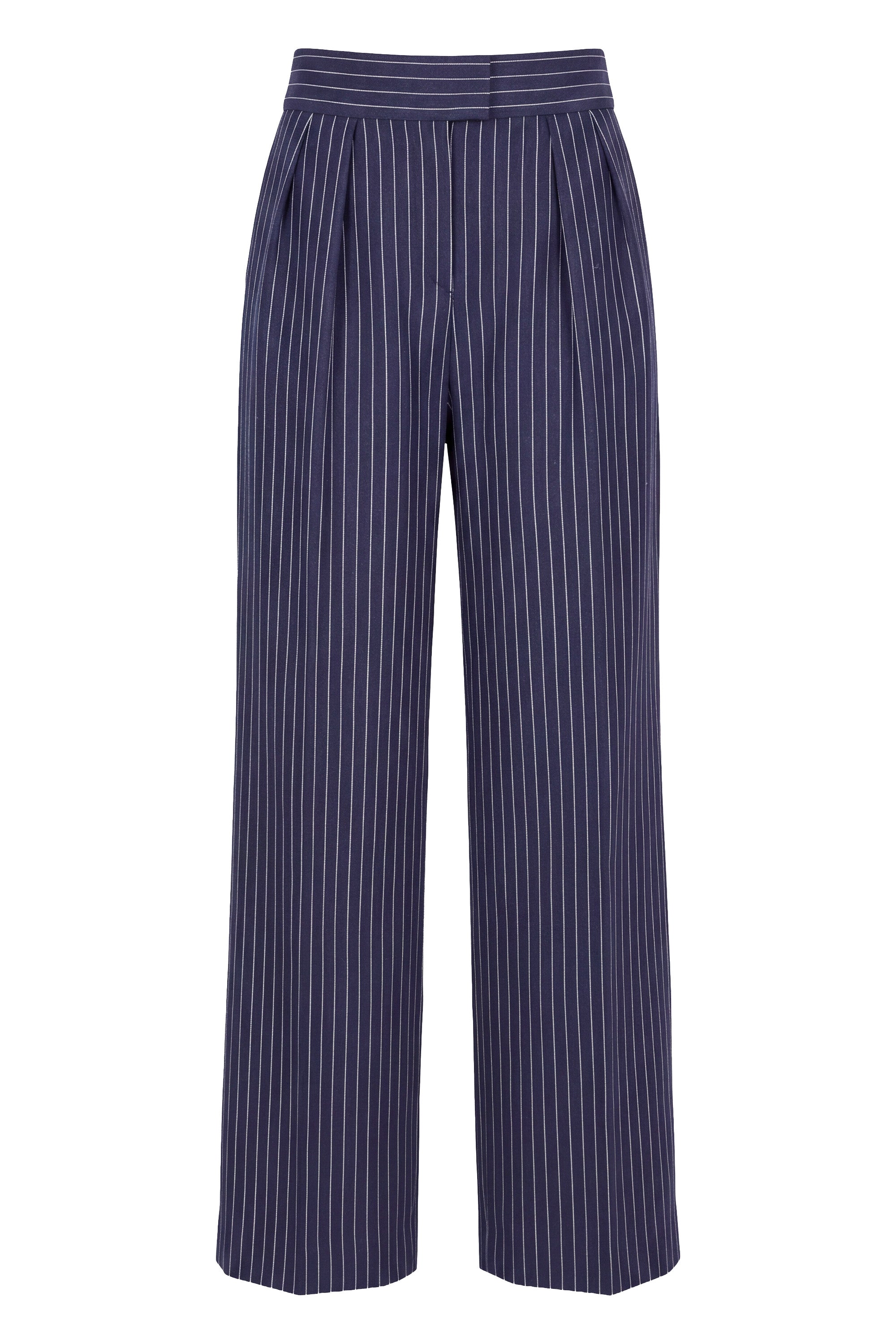 Pantalone righe blu